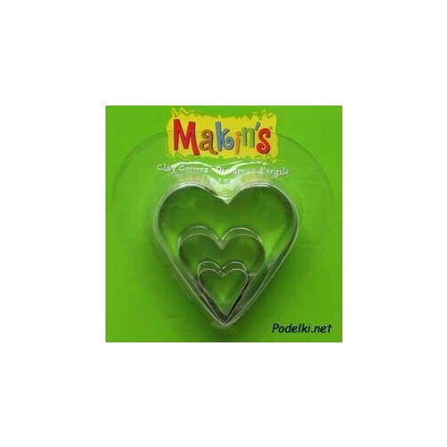 Формочки Makins Clay Cutters 36007 Сердце, цена за 1 шт.