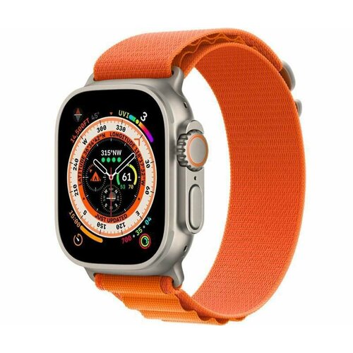 Apple Watch Ultra Titanium Case with L orange alpine loop 9792300₽
