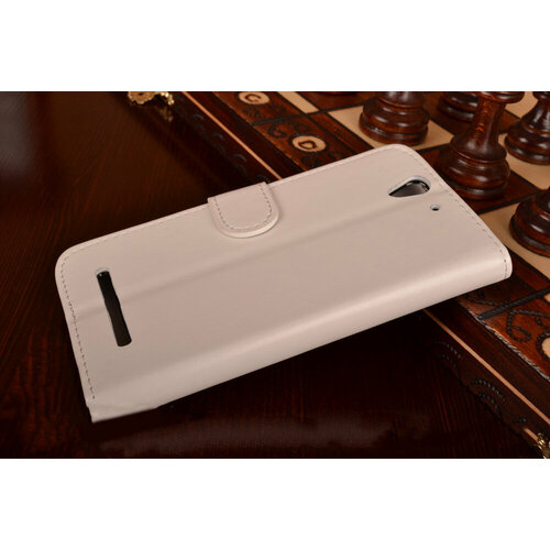 Чехол-книжка MyPads из кожи с подставкой и застёжкой для Sony Xperia C3/C3 Dual Sim D2533 /D2502 /S55T/ S55U белый