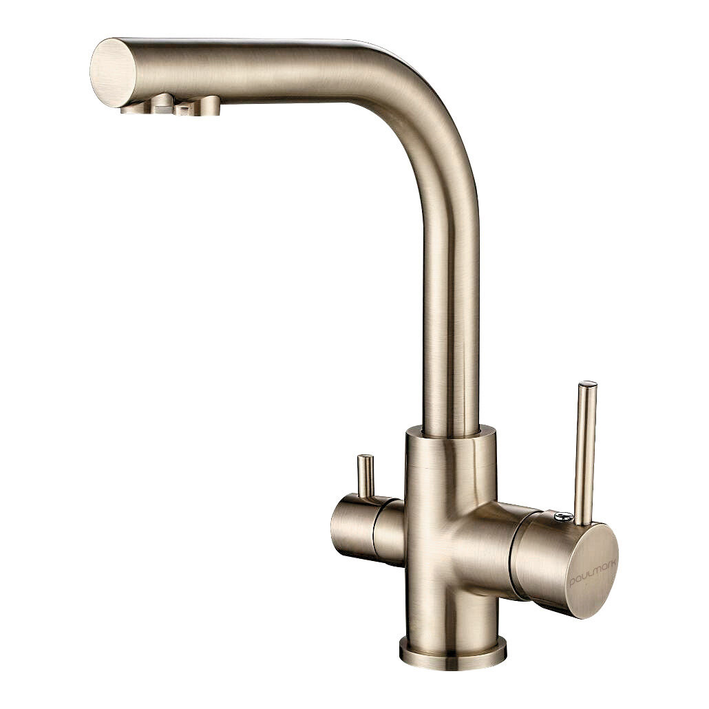 Смеситель Paulmark ESSEN Es213011-BR бронза с подключением к фильтру — фото 1