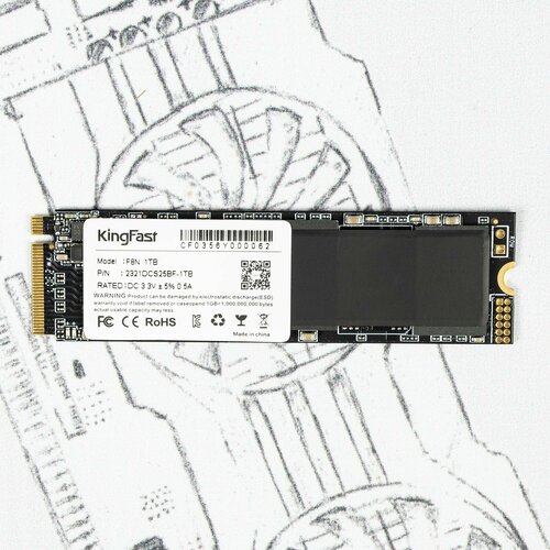 M2 SSD-накопитель KingFast F8N 1Tb 1100500₽
