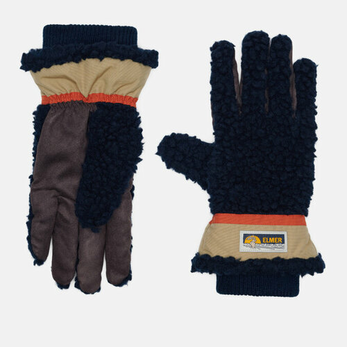 Перчатки , подкладка, размер M, синий