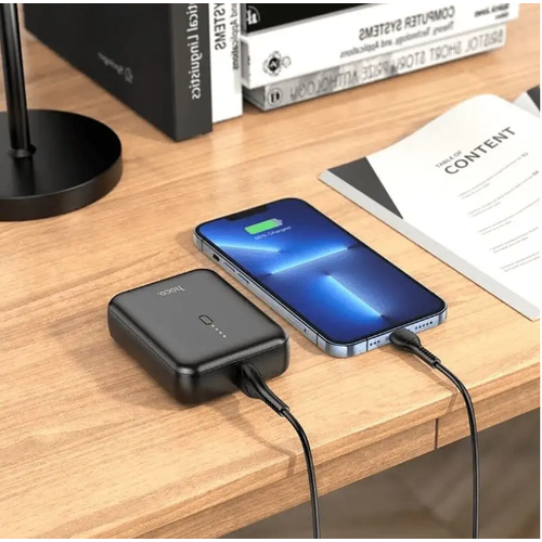 Внешний аккумулятор повербанк портативный Powerbank Hoco Mini 5000 black 94900₽