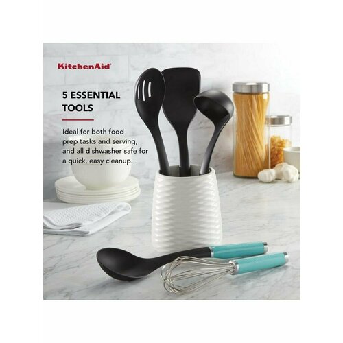 Набор кухонных лопаток в подставке KitchenAid из 6 штук 10473₽