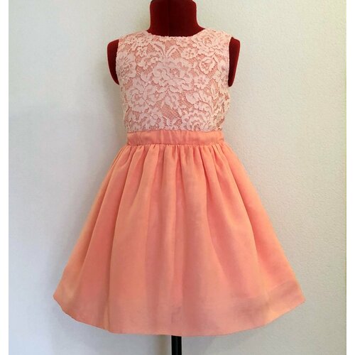 фото Платье, размер 32, розовый, экрю бренда нет