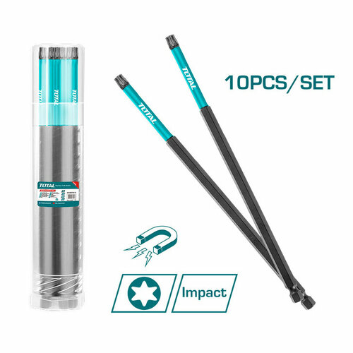 Бита ударная T25 250 мм TOTAL TACIM16T25103 1шт 747₽