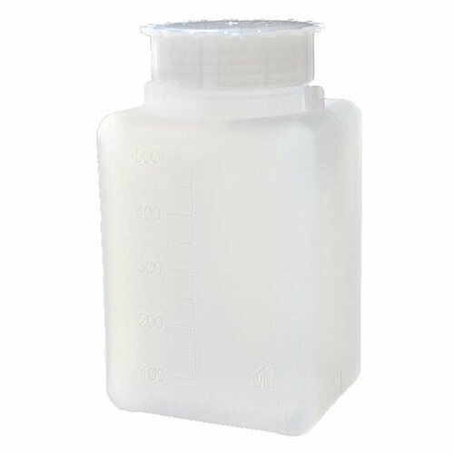 Емкость лабораторная (бутылка квадратная) 500 мл, с дел, 11001516