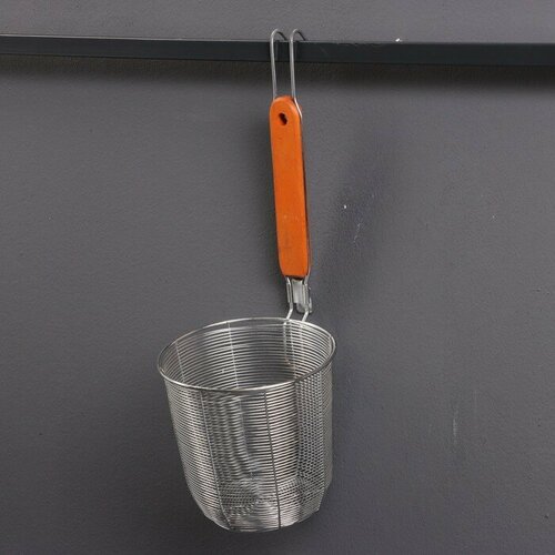 Шафран Корзинка для приготовления картошки фри 34см дерев ручка 875₽