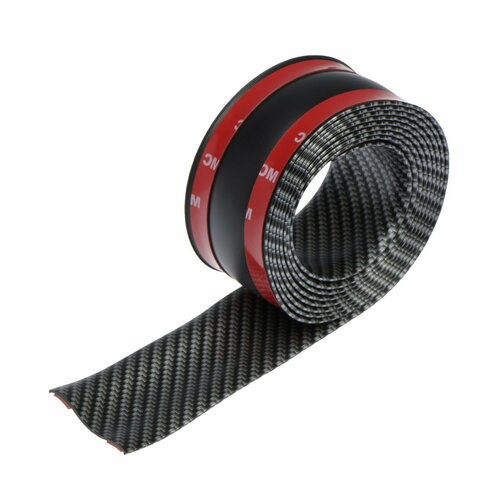 Защитная накладка на порог автомобиля TORSO самоклеящаяся карбон 5х250 см 584₽