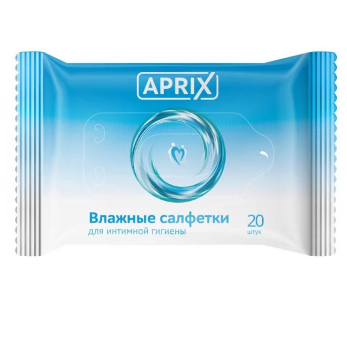 Салфетки Aprix (Априкс) влажные для интимной гигиены 20 шт. ООО "ЗетТек" - фото №4