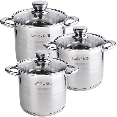 фото Набор кастрюль 6пр