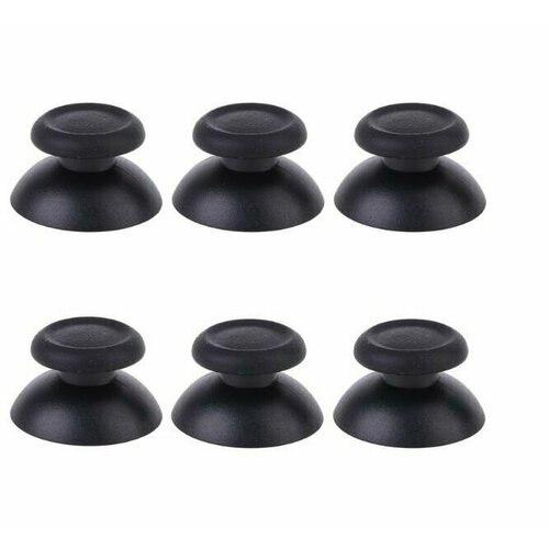 Аналоговые стики - грибки 6 штук для 3D стиков dualshock Sony Playstation 4 ps4 черные накладки 49000₽