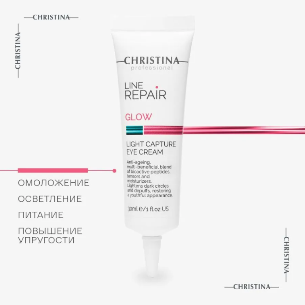 Christina Glow Light Capture Eye Cream Крем вокруг глаз «Сияющий взгляд» с пептидами, 30 мл.