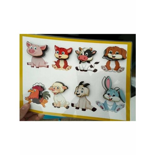 Развивающая игрушка липучка Мордашки