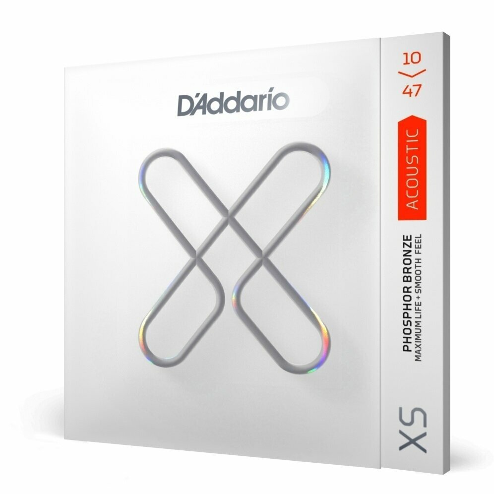 Струны D'Addario XS Phosphor Bronze Acoustic 10-47 (XSAPB1047).