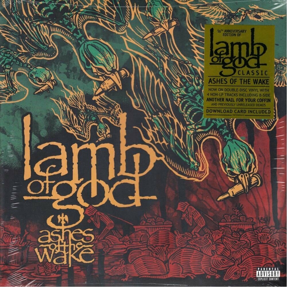 Lamb Of God Lamb Of God - Ashes Of The Wake (15th Anniversary) (2 LP) Sony Music - фото №4