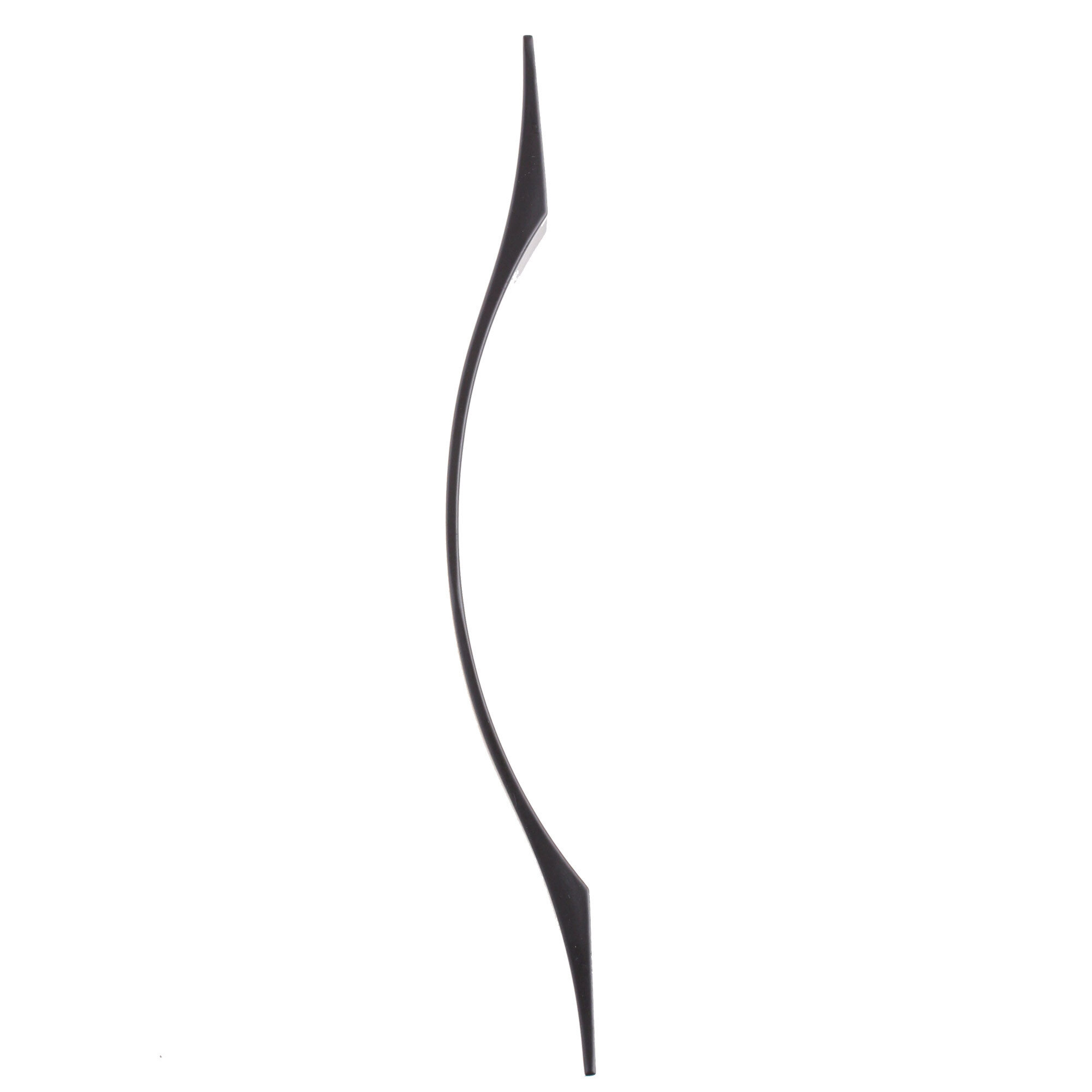 Ручка-дуга широкая мебельная 128 мм, цвет черный - фотография № 3