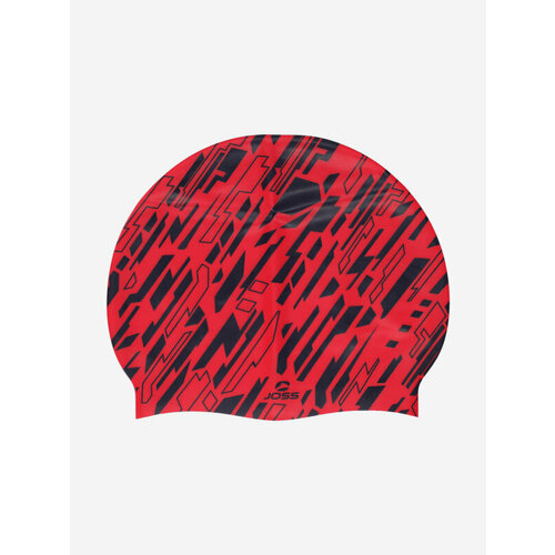 фото Шапочка для плавания joss silicone swim cap, red/blue