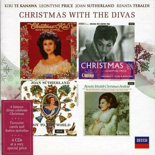 AUDIO CD Christmas With The Divas. / Kiri Te Kanawa, Leontyne Price, Joan Sutherland, Renata Tebaldi