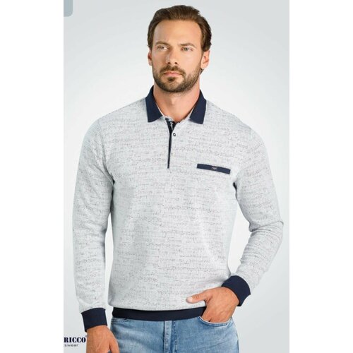 фото Поло, размер 2xl, серый поло caporicco,производство турция,размер 2xl,состав 65%хлопка,20%вискозы,10%акрила,5%эластана