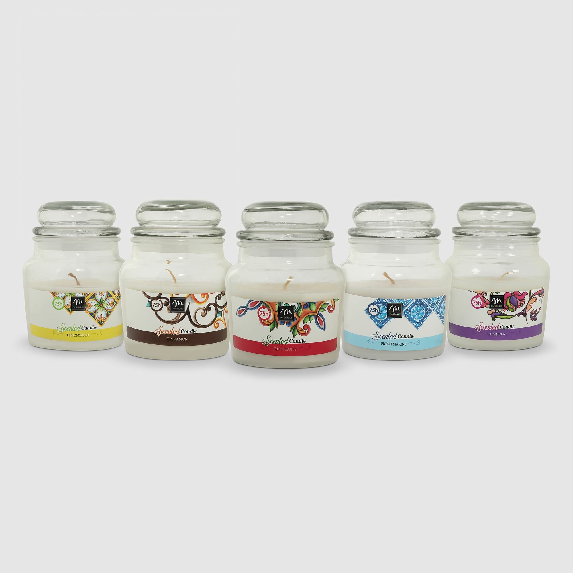 Свеча ароматическая в банке Mercury 9x15 см в ассортименте (аромат по наличию) - фото №1