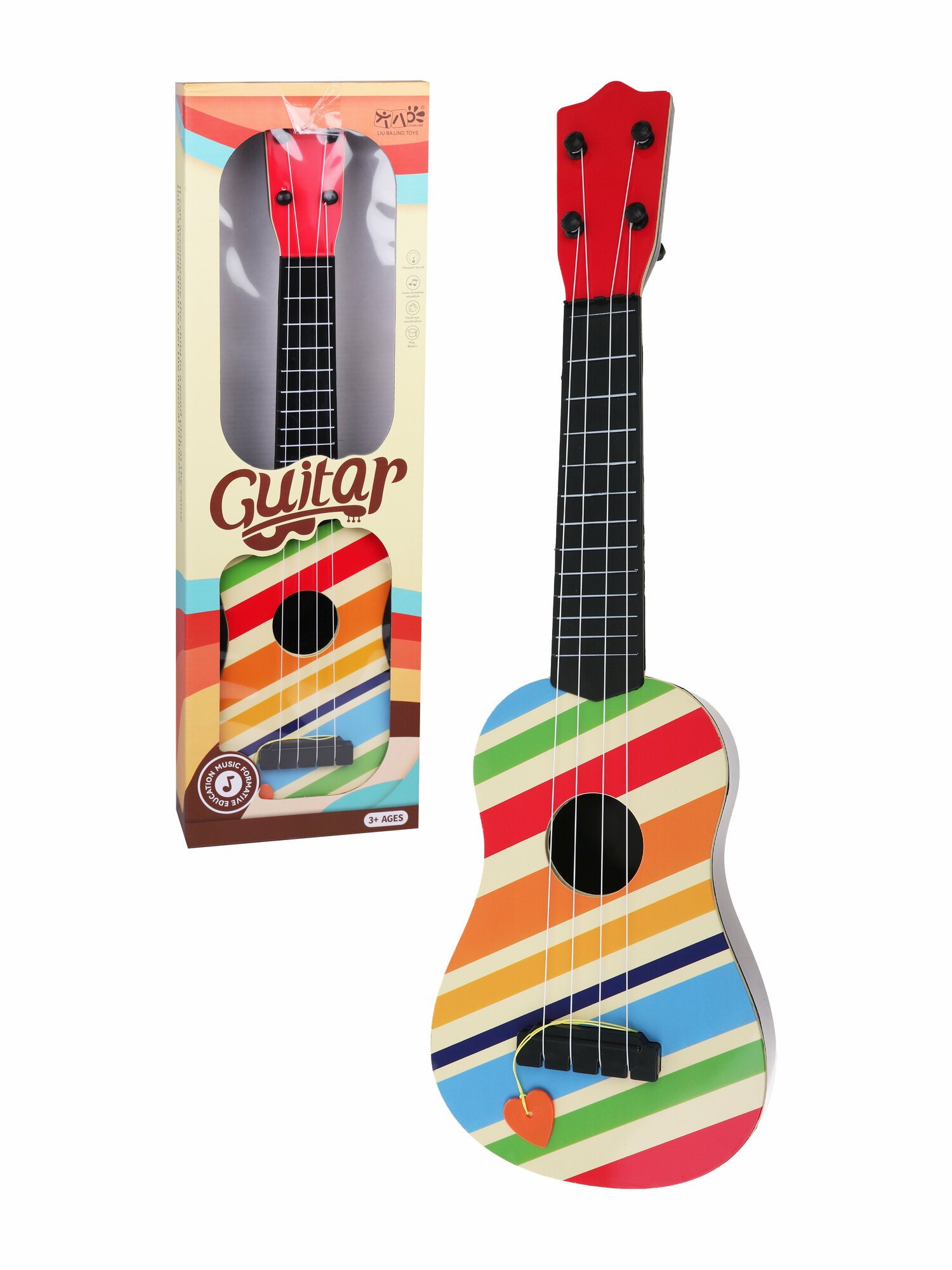 Музыкальный инструмент Гитара 57 см, 4 струны