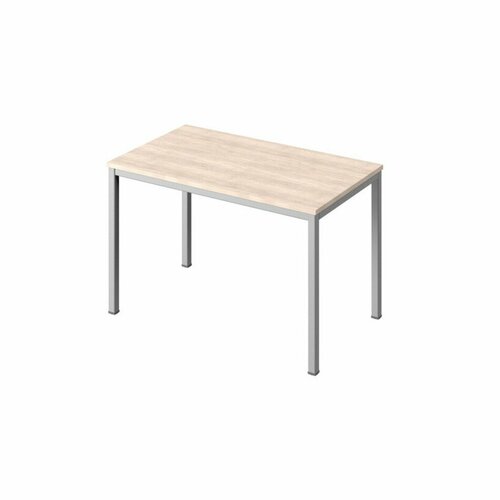 Стол письменный Public Comfort CL-30 Дуб сантана светлый/Металл серый 1200х700х740 (Экспро)