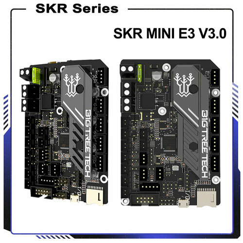 Материнская плата BIGTREETECH SKR MINI E3 v3.0 с драйверами TMC2209 UART. плата управления bigtreetech skr mini e3 v 3 0