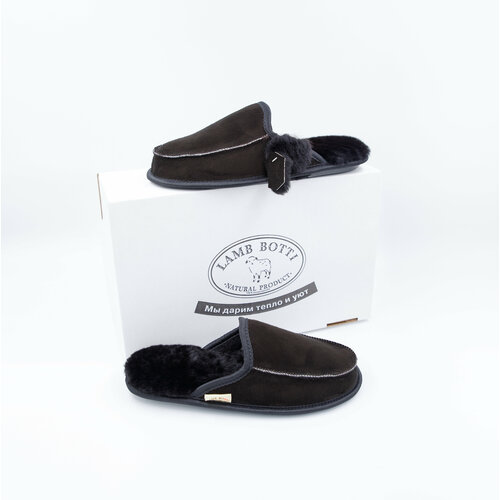 фото Тапочки lamb botti, размер 42, коричневый