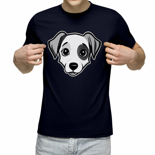 фото Футболка us basic, размер 2xl, синий