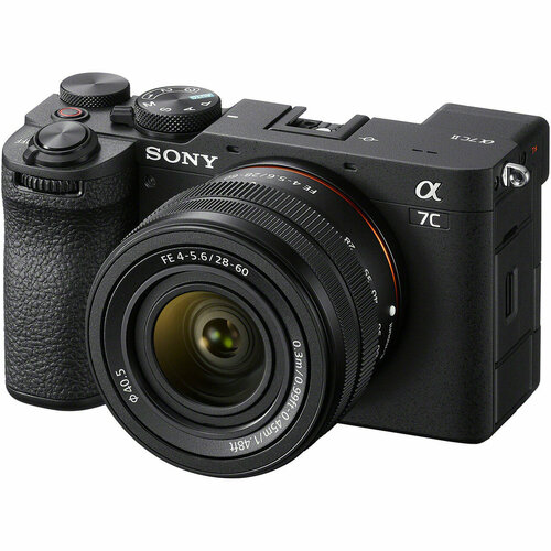 Беззеркальный фотоаппарат Sony A7C II kit 28-60mm f4-56 ILCE-7CM2L черный 28220000₽