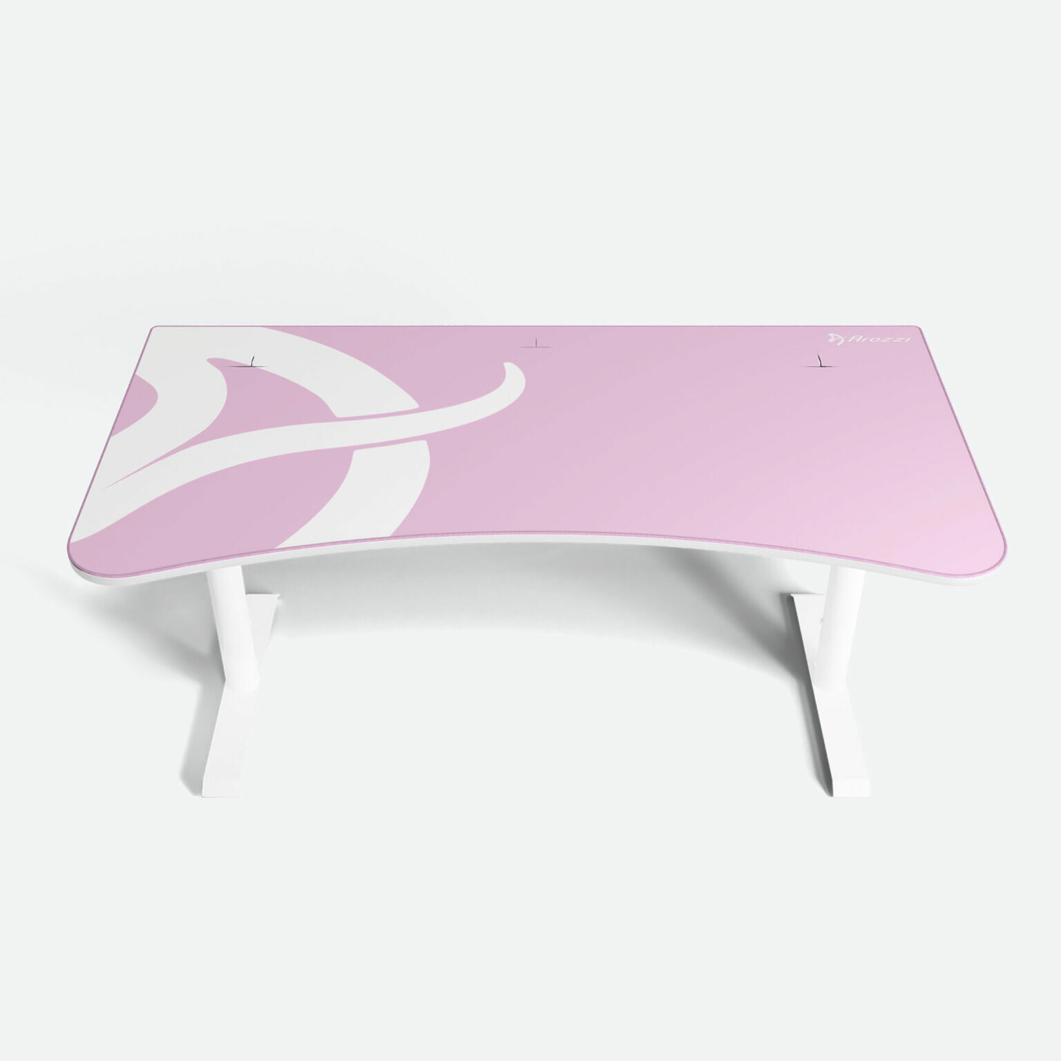 Стол для компьютера Arozzi Arena Gaming Desk - White-Pink