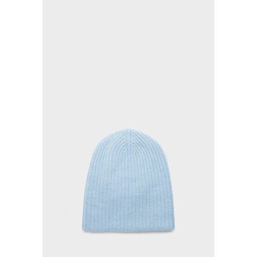 Шапка alpe cashmere 02-cap-21-133 двойная полуфанг удлиненная, цвет голубой для женщин цвет голубой