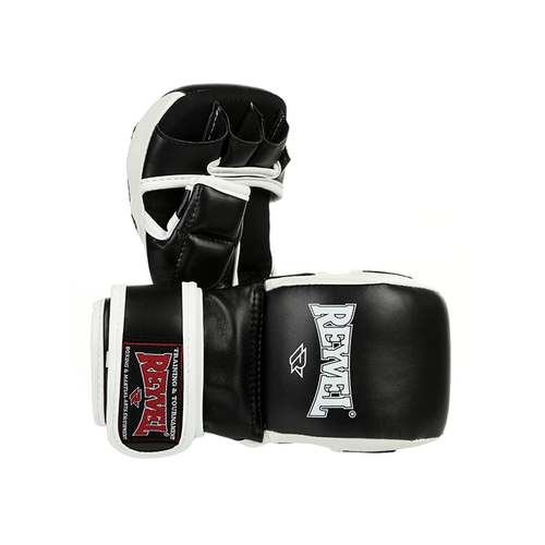фото Перчатки мма reyvel pro training black (s)