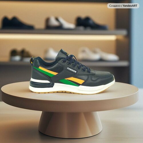 фото Кроссовки suba, полнота 6, размер 40, белый, желтый