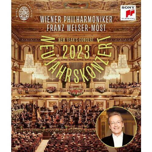 Blu-ray Neujahrskonzert 2023 der Wiener Philharmoniker (Blu-ray) (1 BR) и штраус waltzes by johann strauss jr uk 1969 lp ex