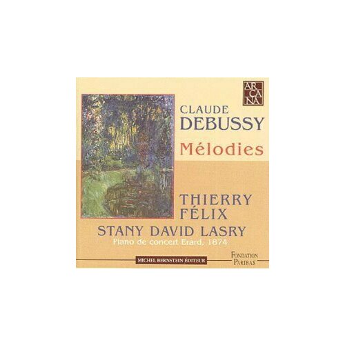 audio cd debussy melodies felix lasry AUDIO CD Debussy. Melodies - Felix, Lasry