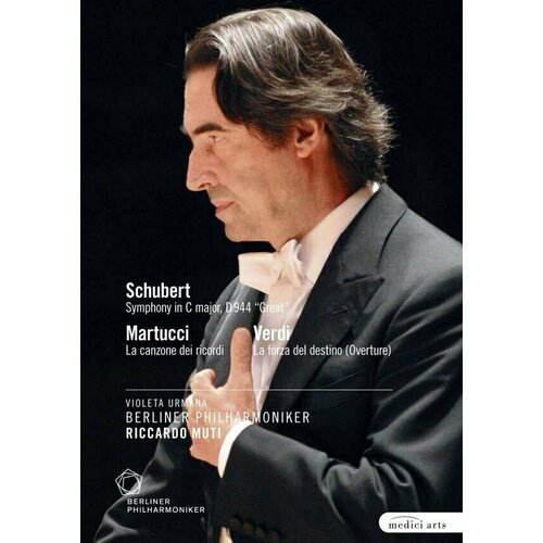 EUROPA KONZERT 2009 - SCHUBERT, F: Symphony No. 9, Great (Berlin Philharmonic, Muti). 1 DVD schubert symphony 9 in c muti and vienna philharmonic