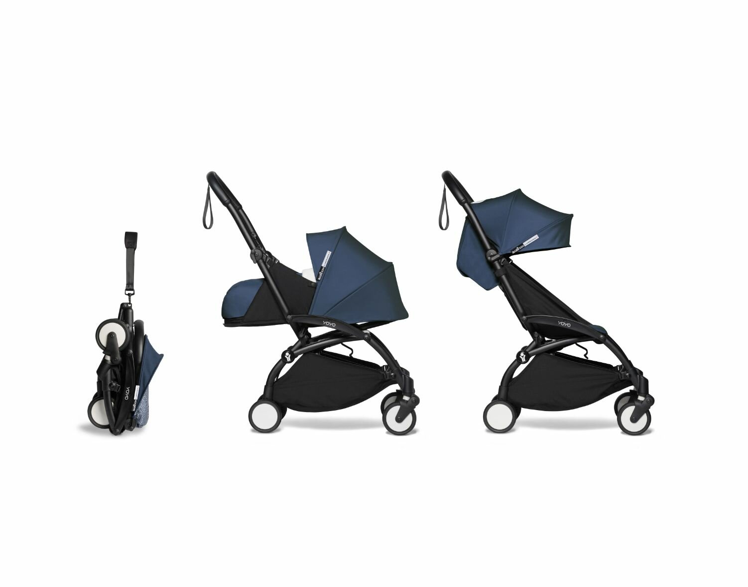 Коляска 2в1 Babyzen YOYO2 c мягкой люлькой New Born Pack Black Air France