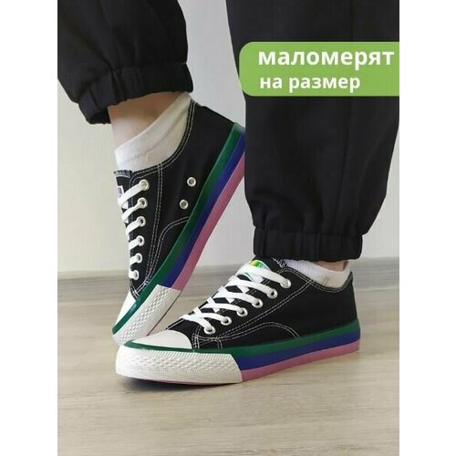 фото Кеды life, полнота 6, размер 38, розовый, черный