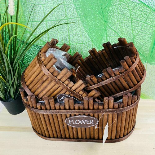 Интерьерный декор для дома набор кашпо для цветов 3 шт 2575₽