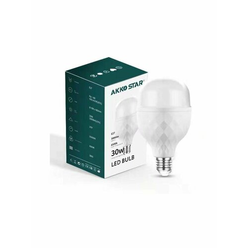 Светодиодная (LED) лампа T-bulb 50W-E27 (6500K)