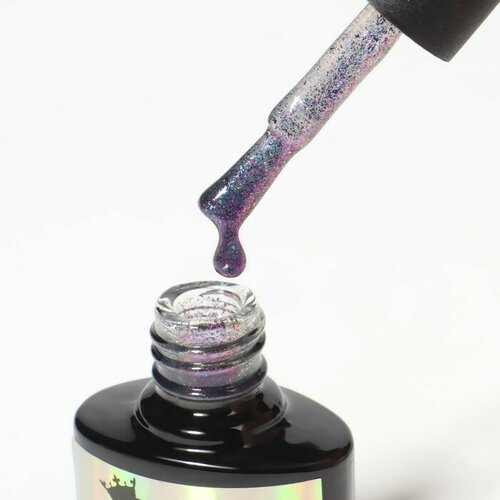 Гель лак для ногтей, Chameleon, 3-х фазный, 8мл, LED/UV, цвет сиреневый/голубой (09)