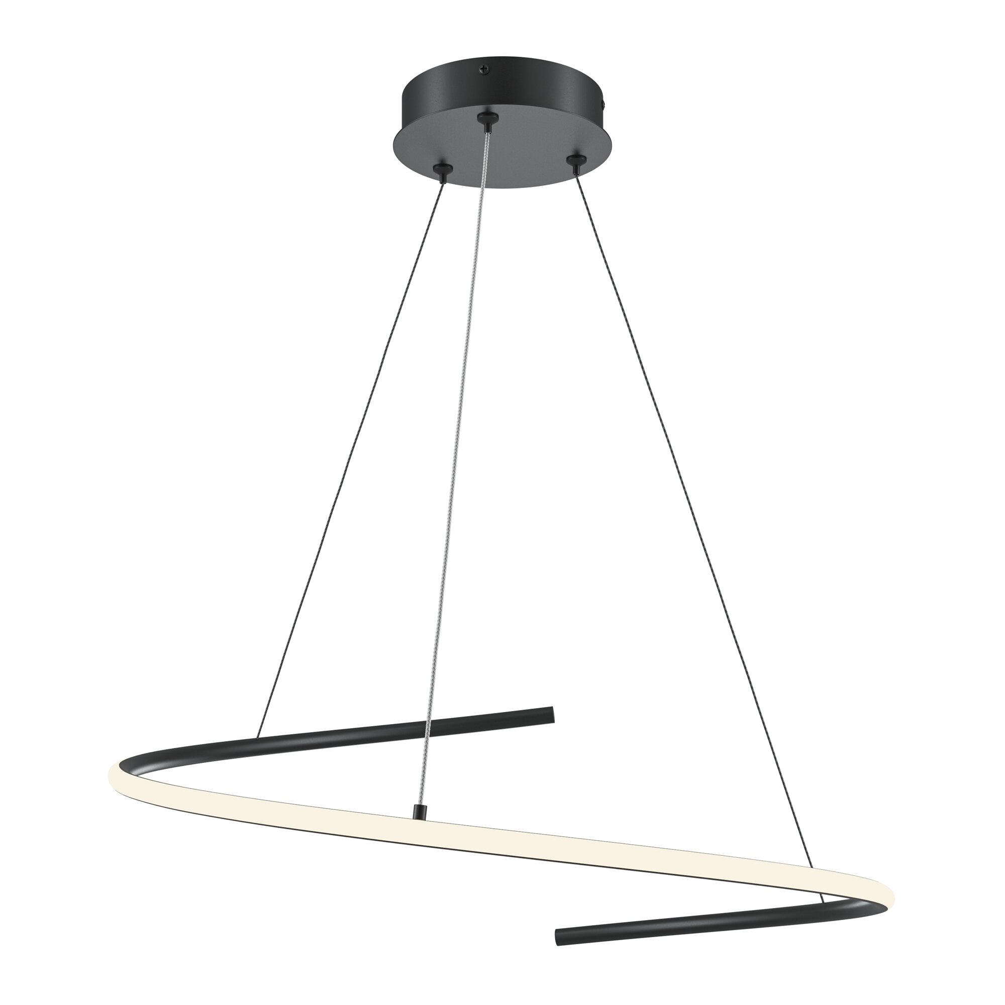 Подвесная люстра Maytoni Curve MOD242PL-L33BK LED кол-во ламп:1шт.