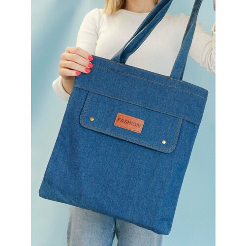 фото Сумка шоппер ilikegift, синий