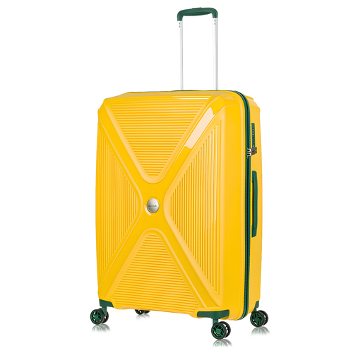 чемодан eberhart 119 л размер l желтый Чемодан L'case, 119 л, размер L, желтый