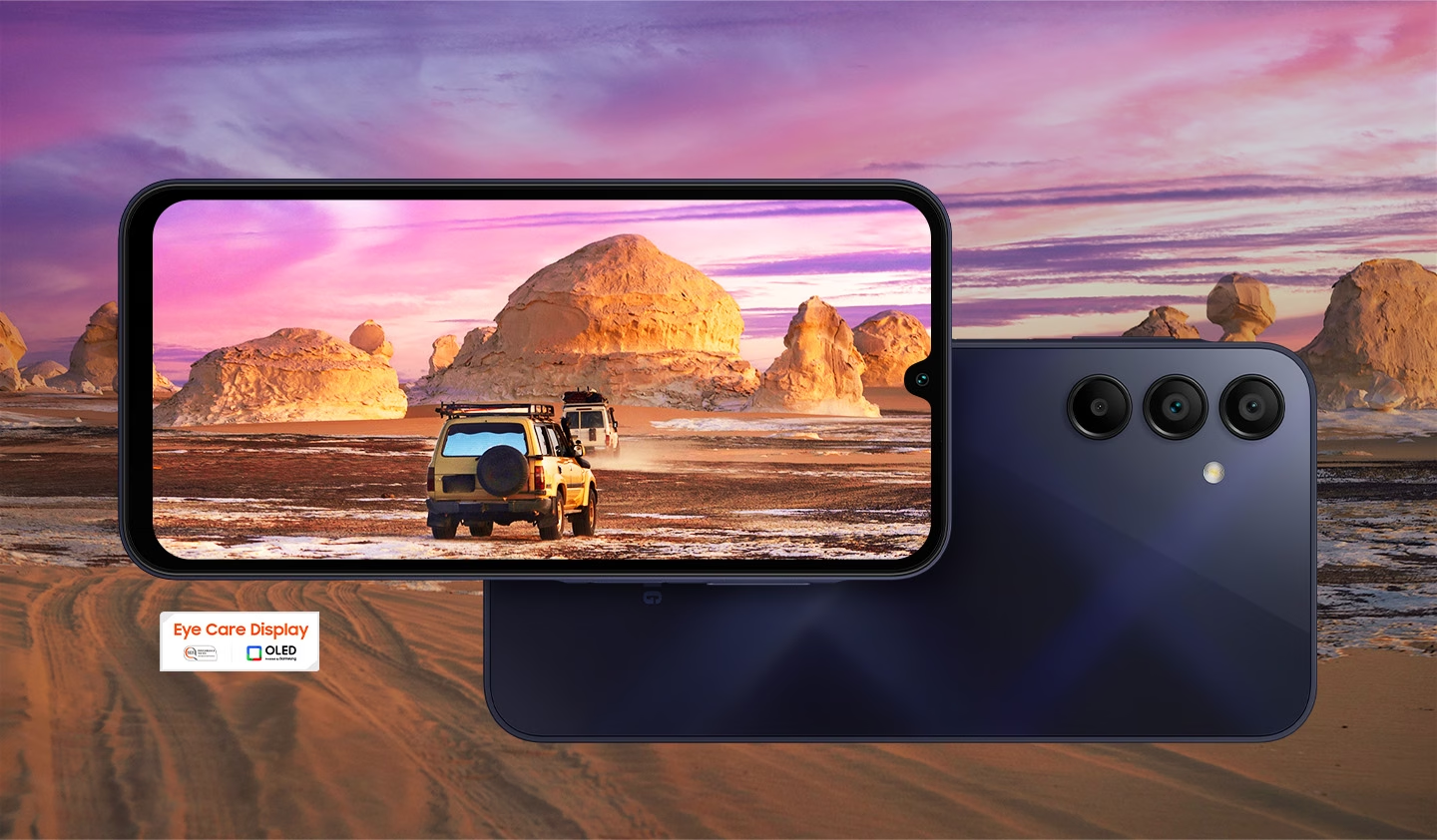 Смартфон Samsung Galaxy A15 4G 8/256 ГБ, версия RU, Dual nano SIM, темно-синий — фото 1