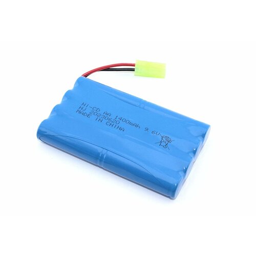 Аккумулятор Ni-Cd 9,6V 1400mAh AA Flatpack разъем Tamiya