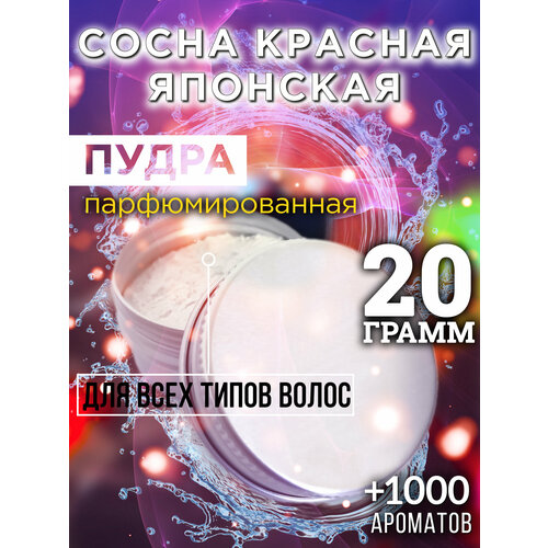 Сосна красная японская - пудра для волос Аурасо, для создания быстрого прикорневого объема, универсальная, парфюмированная, натуральная, унисекс, 20 гр