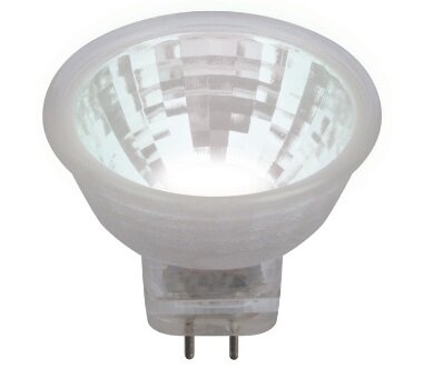 Лампа светодиодная UNIEL 3Вт GU4 12В MR11 195Лм спот штырьковый белый свет